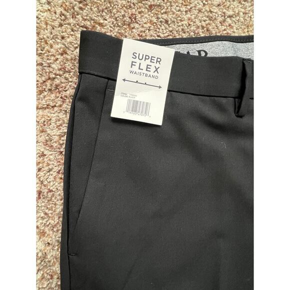 Men's Haggar Slim Straight Dress Pant, NWT, 36"x30", black - Picture 3 of 9